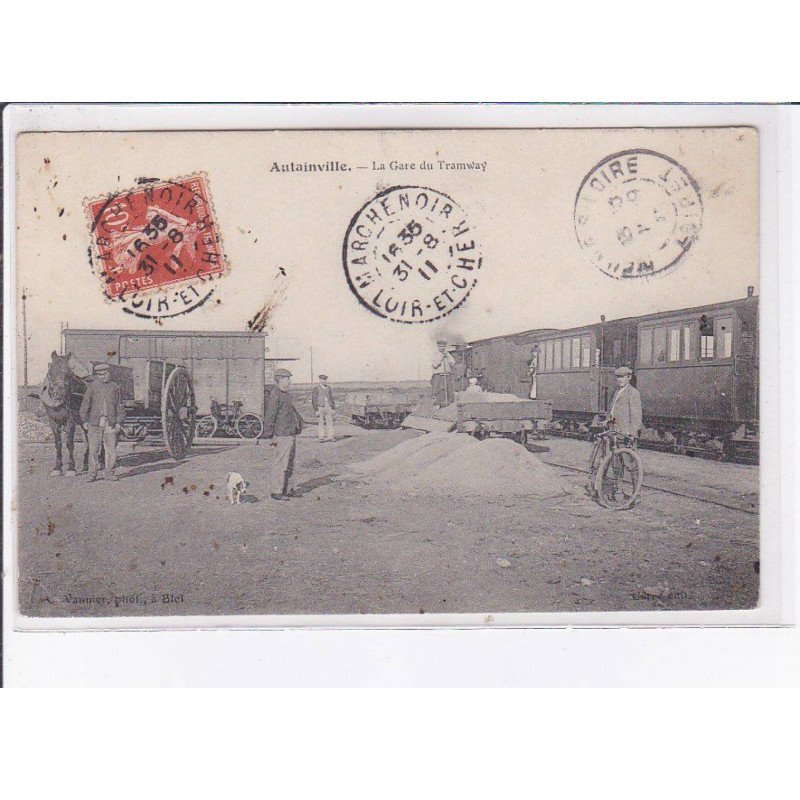 AUTAINVILLE: la gare du tramway - très bon état