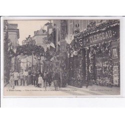 PONT-LEVOY: fête d'aviation des 14 et 15 août 1910, la rue de l'église - état