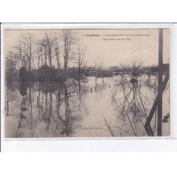 VENDOME: inondations des 19 et 20 janvier 1910, les jardins rue de l'est - très bon état