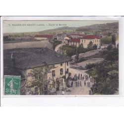 ROZIER-en-DONZY: école et mairie - très bon état