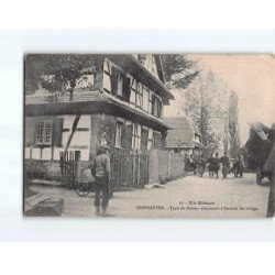 DIEFMATTEN : Type de Maison alsacienne à l'entrée du village - état