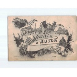 AUTUN : Carte Souvenir - très bon état