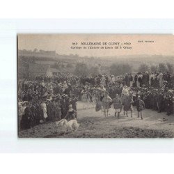 CLUNY : Le Millénaire en 1910, Cortège de l'Entrée de Louis IX - état