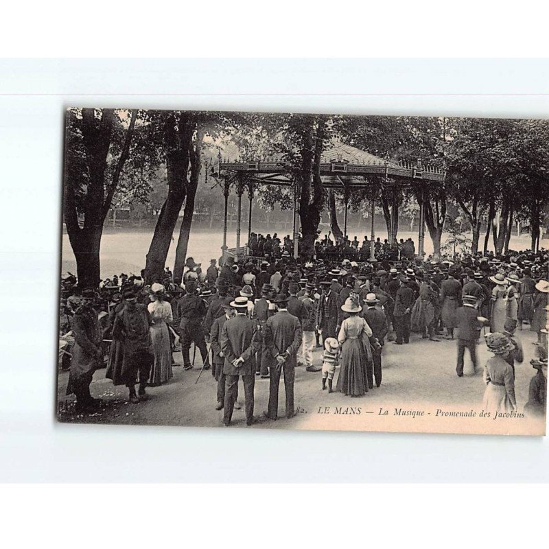 LE MANS : La Musique, Promenade des Jacobins - très bon état LE MANS : La Musique, Promenade des Jacobins - très bon état