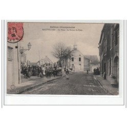 HAUTVILLERS - La Place - le bureau de Poste - très bon état