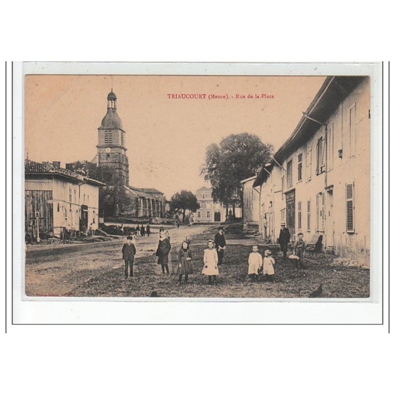 TRIAUCOURT - Rue de la Place - très bon état TRIAUCOURT - Rue de la Place - très bon état