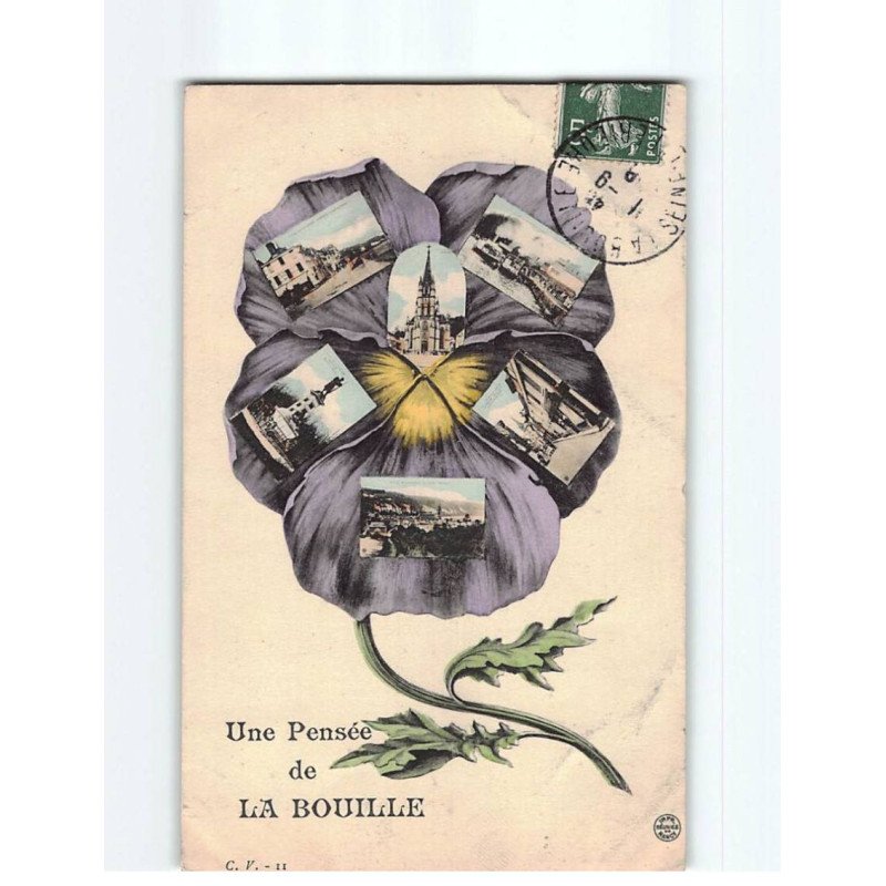 LA BOUILLE : Carte Souvenir - état