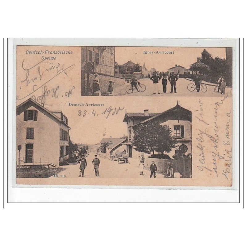 IGNEY-AVRICOURT - Frontière franco-allemande - très bon état IGNEY-AVRICOURT - Frontière franco-allemande - très bon état