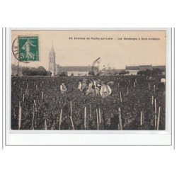 Environs de POUILLY SUR LOIRE - Les vendanges à Saint Andelain - très bon état