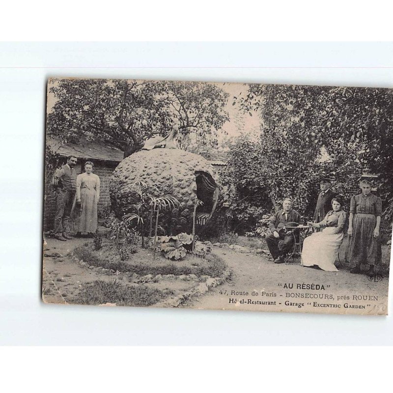 BONSECOURS : "Au Réséda", Route de Paris, Hôtel-Restaurant - état