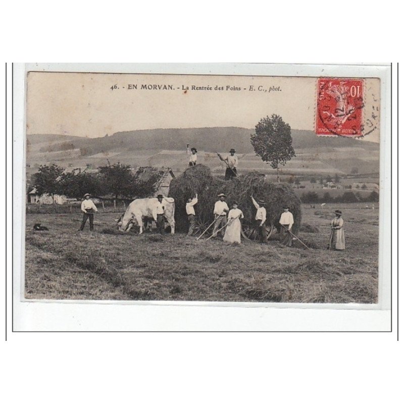 EN MORVAN - La rentrée des Foins - très bon état