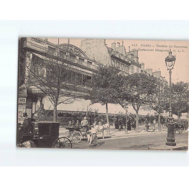 PARIS : Théâtre du Gymnase et restaurant Marguery - état