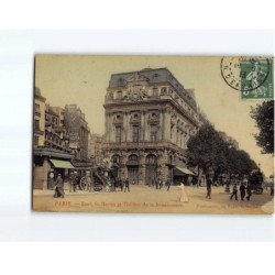 PARIS : Boulevard Saint-Martin et Théâtre de la Renaissance - très bon état