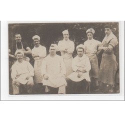 VICHY : carte photo des cuisiniers du Grand Hotel de l'Amirauté - très bon état