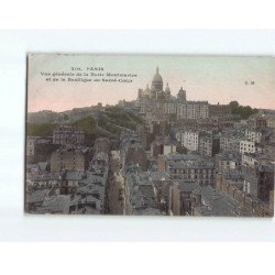 PARIS : Vue générale de la Butte Montmartre et de la Basilique du Sacré-Coeur - état