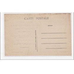 LAPALISSE : carte postale publicitaire pour l'imprimeur de carte postales Henri BESSON (photographie) - très bon état