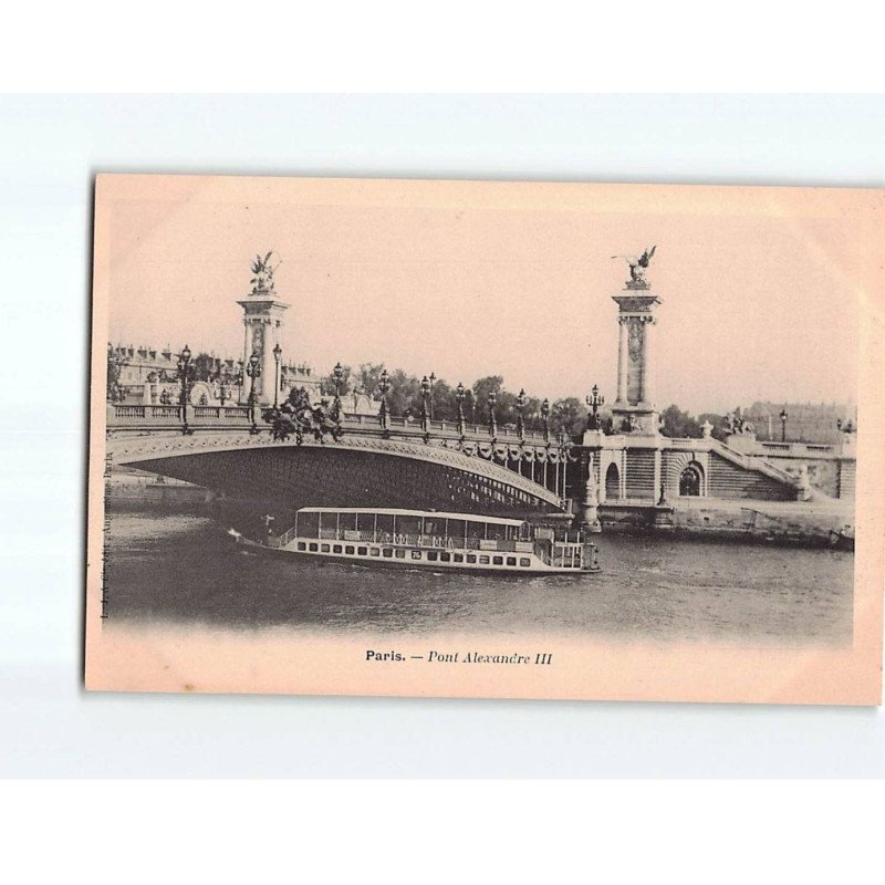 PARIS : Pont Alexandre III - très bon état