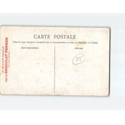PARIS : Les Petits métiers, Le Rempailleur de chaises, Carte publicitaire, Chocolat Perron - état