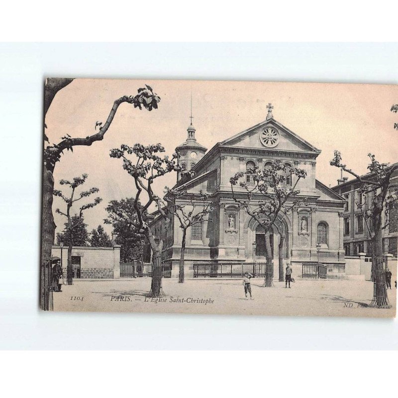 PARIS : L'Eglise Saint-Christophe - très bon état