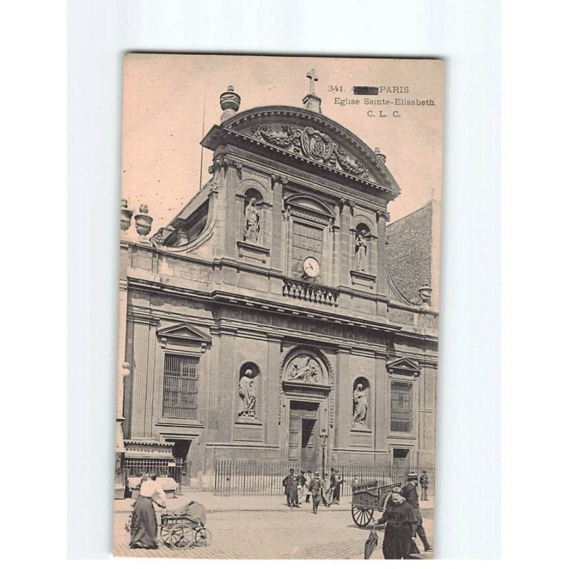 PARIS : L'Eglise Sainte Elisabeth - très bon état