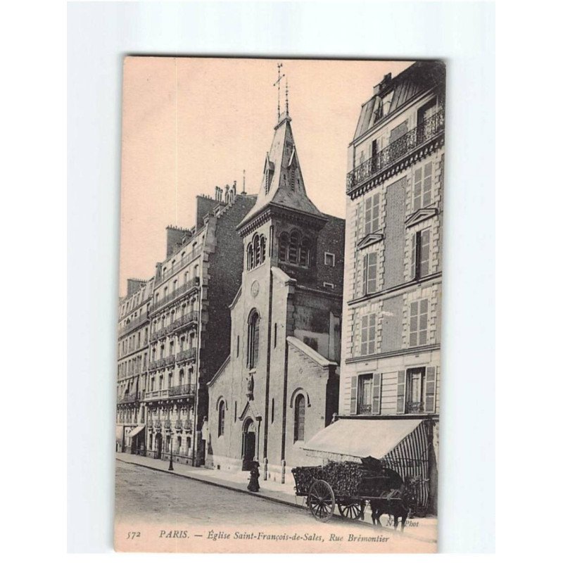 PARIS : L'Eglise Saint François de Sales, rue Brémontier - très bon état