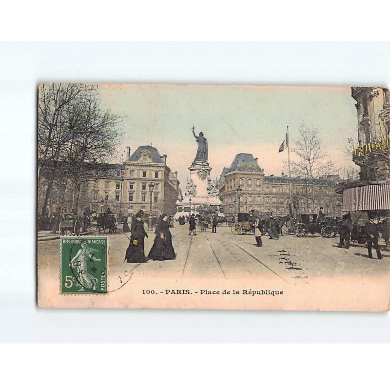 PARIS : Place de la République - état PARIS : Place de la République - état