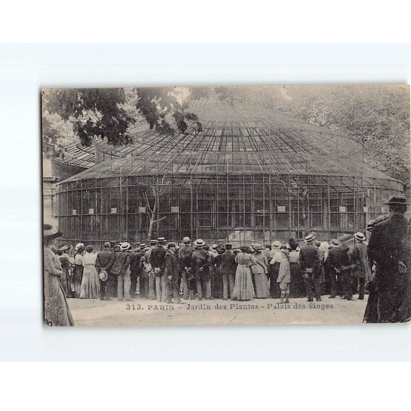 PARIS : Jardin des Plantes, palais des Singes - état