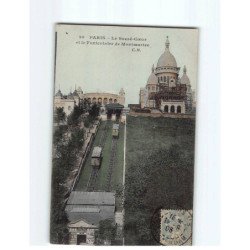 PARIS : Le Sacré-Coeur et le funiculaire de Montmartre - état