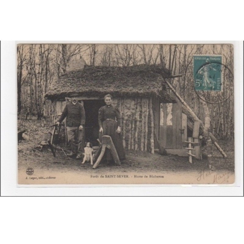 hutte de bucherons en foret de SAINT SEVER - très bon état