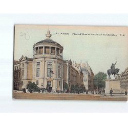 PARIS : Place d'Iéna et Statue de Washington - très bon état