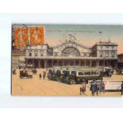 PARIS : Gare de l'Est, Entrée du Métropolitain - état