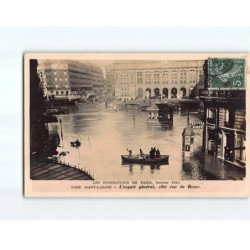 PARIS : Inondation de 1910, Gare Saint Lazare, L'aspect général - très bon état