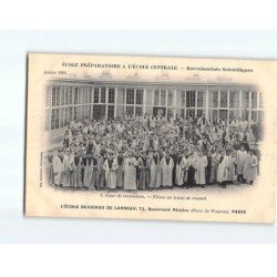 PARIS : Ecole Préparatoire à l'Ecole Centrale, Baccalauréats Scientifiques, cour de Récréation, élèves - très bon état