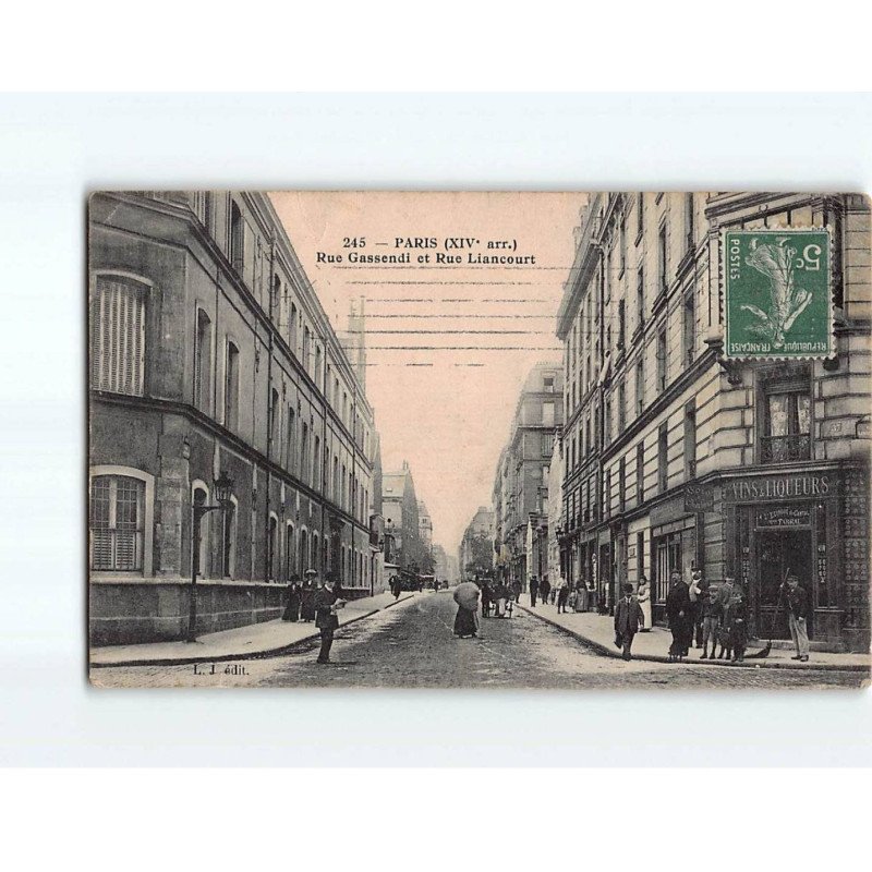 PARIS : Rue Gassendi et Rue Liancourt - état PARIS : Rue Gassendi et Rue Liancourt - état
