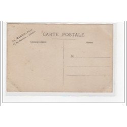 EVREUX : carte photo d'un char pendant la fête vers 1910 - état (éraflures au recto)