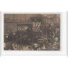 EVREUX : carte photo d'un char pendant la fête vers 1910 - très bon état