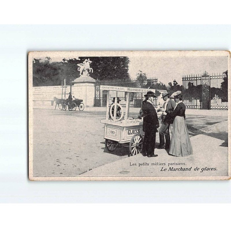 PARIS : Petits Métiers, Le Marchand de Glaces - état PARIS : Petits Métiers, Le Marchand de Glaces - état