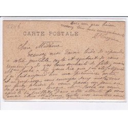 ILLUSTRATEURS Art Nouveau : carte sur soie "le Printemps" - très bon état
