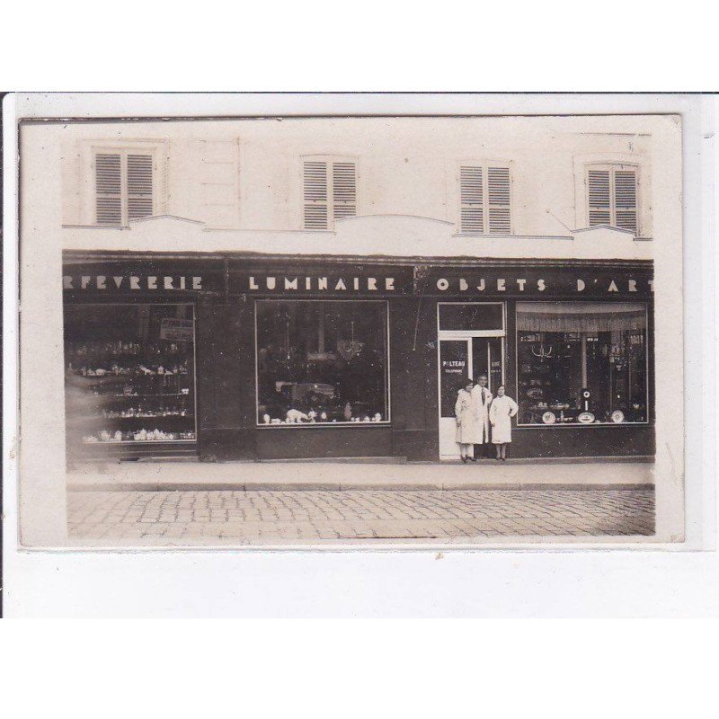 FRANCE: carte photo à localiser, orfevrerie palteau, luminaire - très bon état