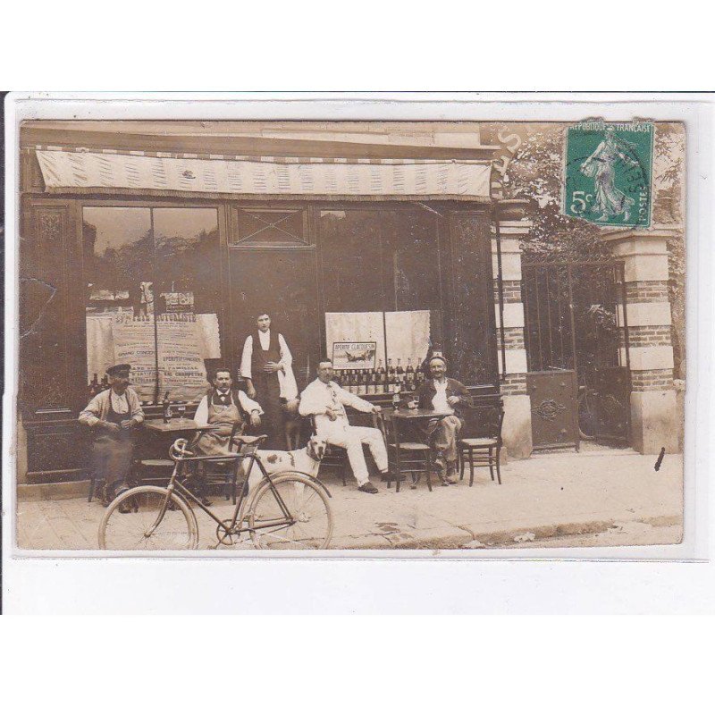 FRANCE: carte photo à localiser, vanves(?), restaurant, coignet - état