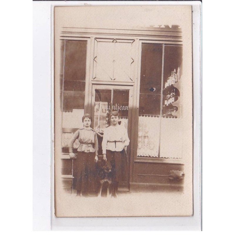 FRANCE: carte photo à localiser, café-restaurant desaintjean - très bon état
