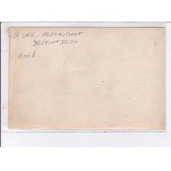 FRANCE: carte photo à localiser, café-restaurant desaintjean - très bon état
