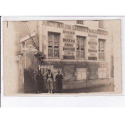 FRANCE: carte photo à localiser, entrée du restaurant, maison cabourg françois-huard, écurie, noces - très bon état