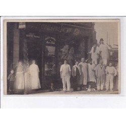 FRANCE: carte photo à localiser, cherbourg(?) torigny sur vire(?) couleurs-vernis, Bertin frères - très bon état