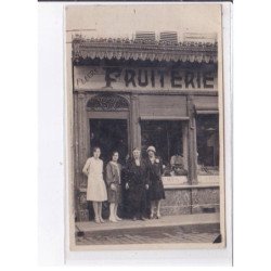 FRANCE: carte photo à localiser, fruiterie, fleurs - état