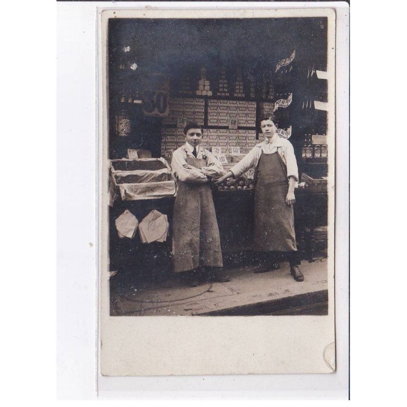 FRANCE: carte photo à localiser, épicerie - état