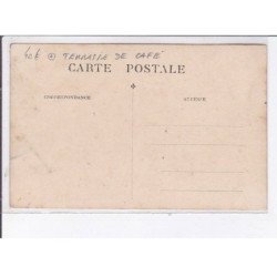 FRANCE: carte photo à localiser, terrasserie de café - très bon état