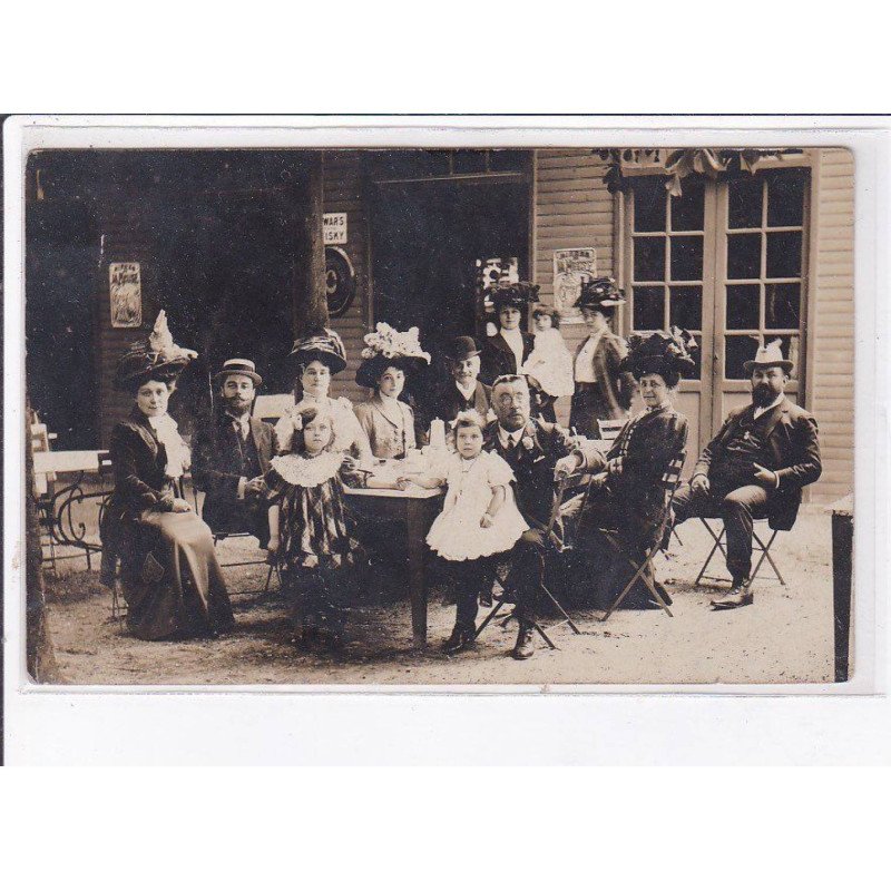 FRANCE: carte photo à localiser, restaurant(?) - très bon état