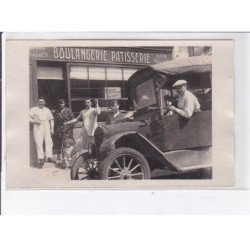 FRANCE: carte photo à localiser, boulangerie, patisserie - très bon état