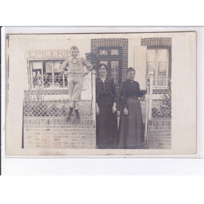 FRANCE: carte photo à localiser, épicerie - très bon état